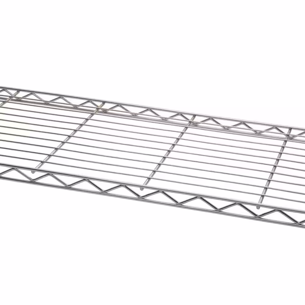 TRINITY 36 in. W x 14 in. D Individual Chrome Color NSF Wire Shelf
