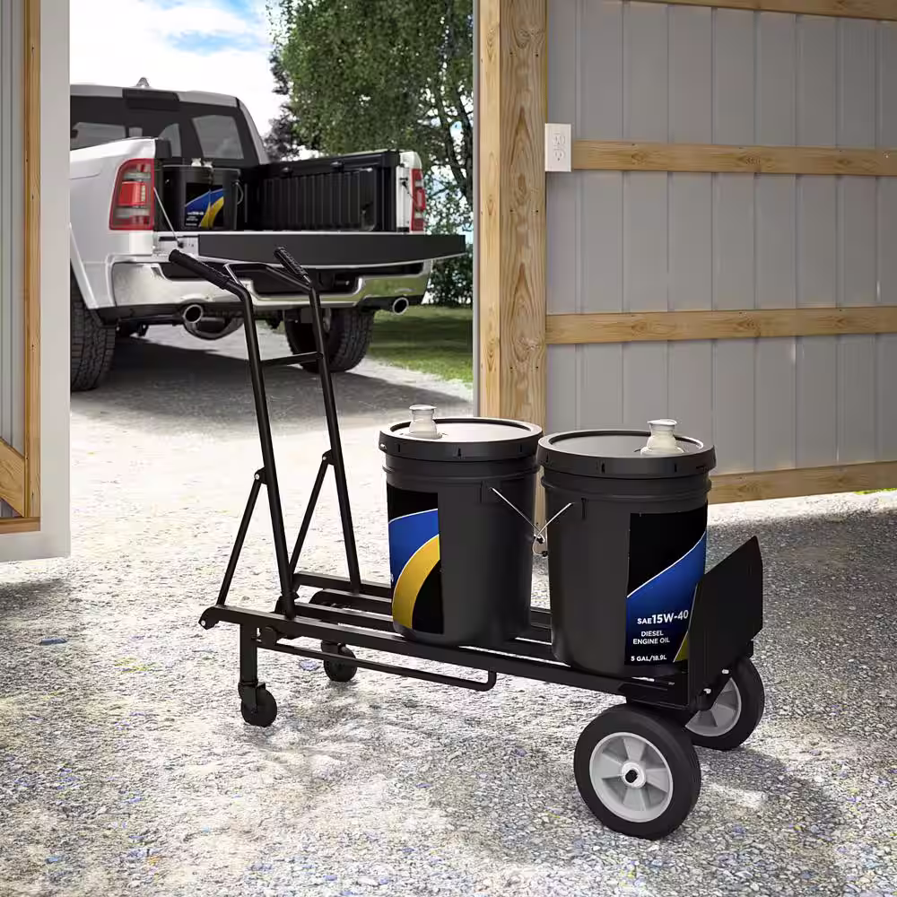 Cosco Steel 2-in-1 Hand Truck (800 lbs. Weight Capacity, Black, 2 Positions)