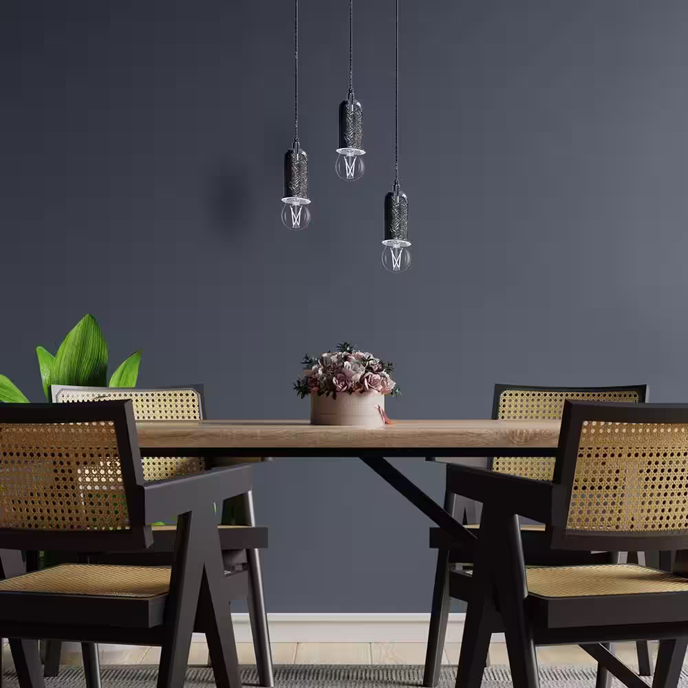 Feit Electric 40-Watt Equivalent A15 Dim White Filament CEC Clear Ceiling Fan E17 Intermediate LED Light Bulb Soft White 2700K(2-Pack)