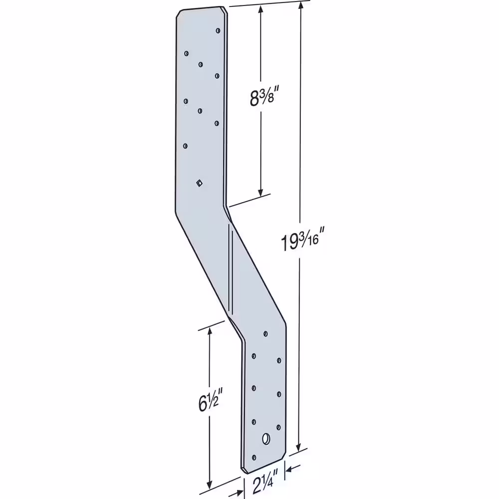 Simpson Strong-Tie H6 16-Gauge Galvanized Hurricane Tie