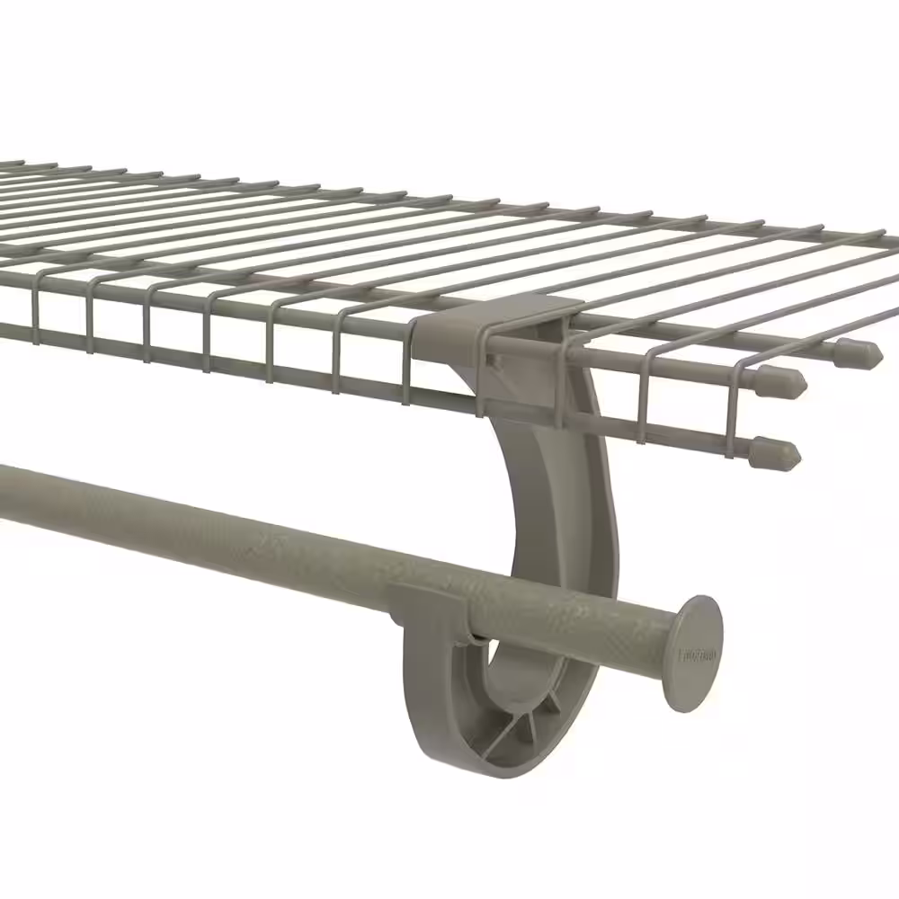 ClosetMaid SuperSlide 4 ft. Nickel Closet Rod