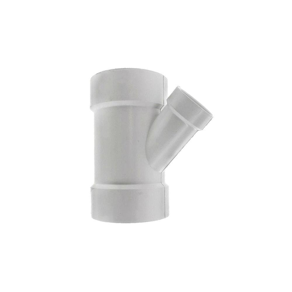 VPC 4 in. x 4 in. x 2 in. PVC DWV All Hub Wye Fitting