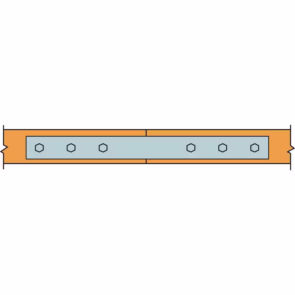 Simpson Strong-Tie HST 3 in. x 25-1/2 in. 3-Gauge Hot-Dip Galvanized Heavy Strap Tie