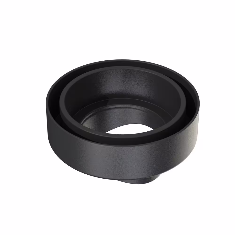 U.S. TRENCH DRAIN Compact Series End Caps and Bottom Pipe Adapter for Modular Trench and Channel Drain Systems