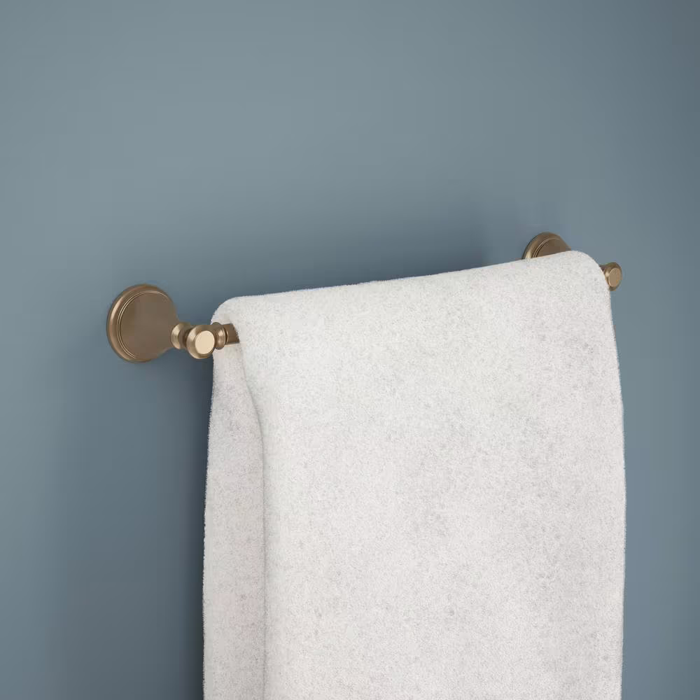 Delta Cassidy 18 in. Towel Bar in Champagne Bronze