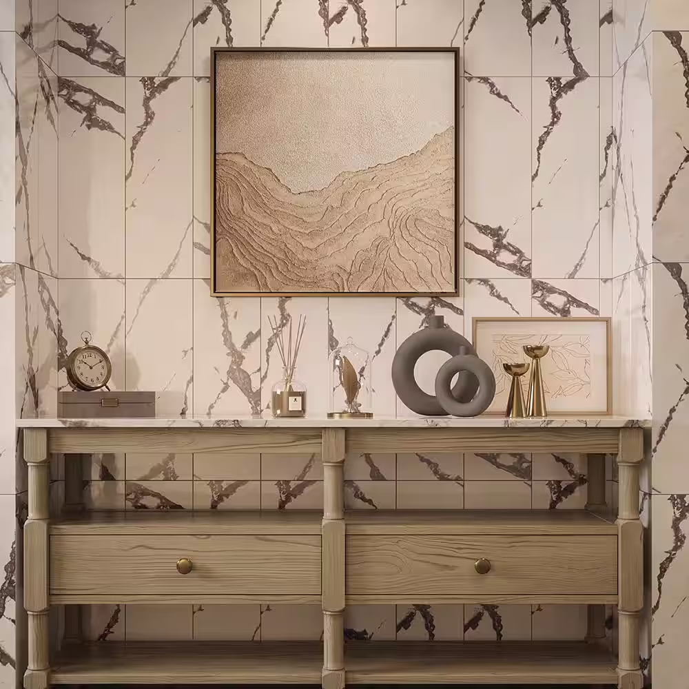 Jeffrey Court Glossy Lilac White 8 in. x 24 in. Glossy Subway Ceramic Wall Tile (19.375 Sq. Ft./Case)