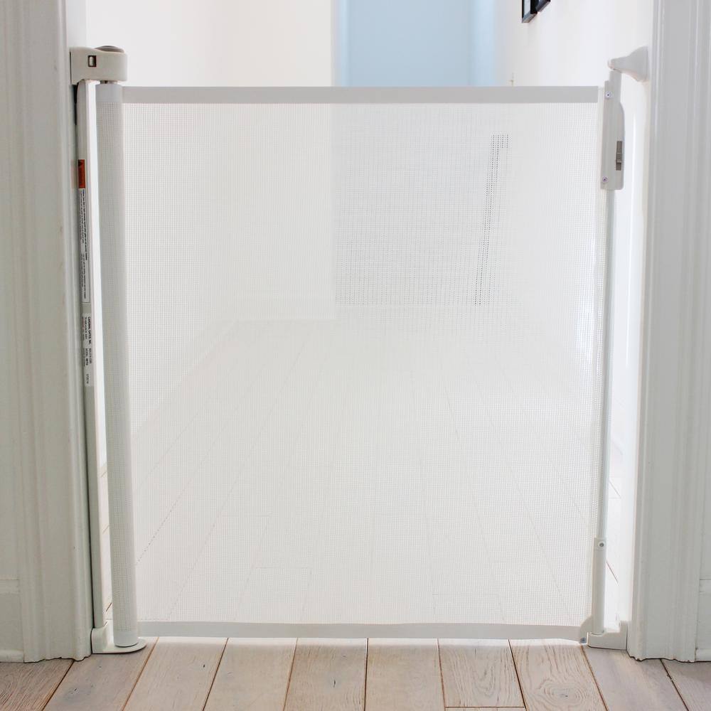 Cardinal Gates 36 in. H Retractable Fabric Safety Gate in White
