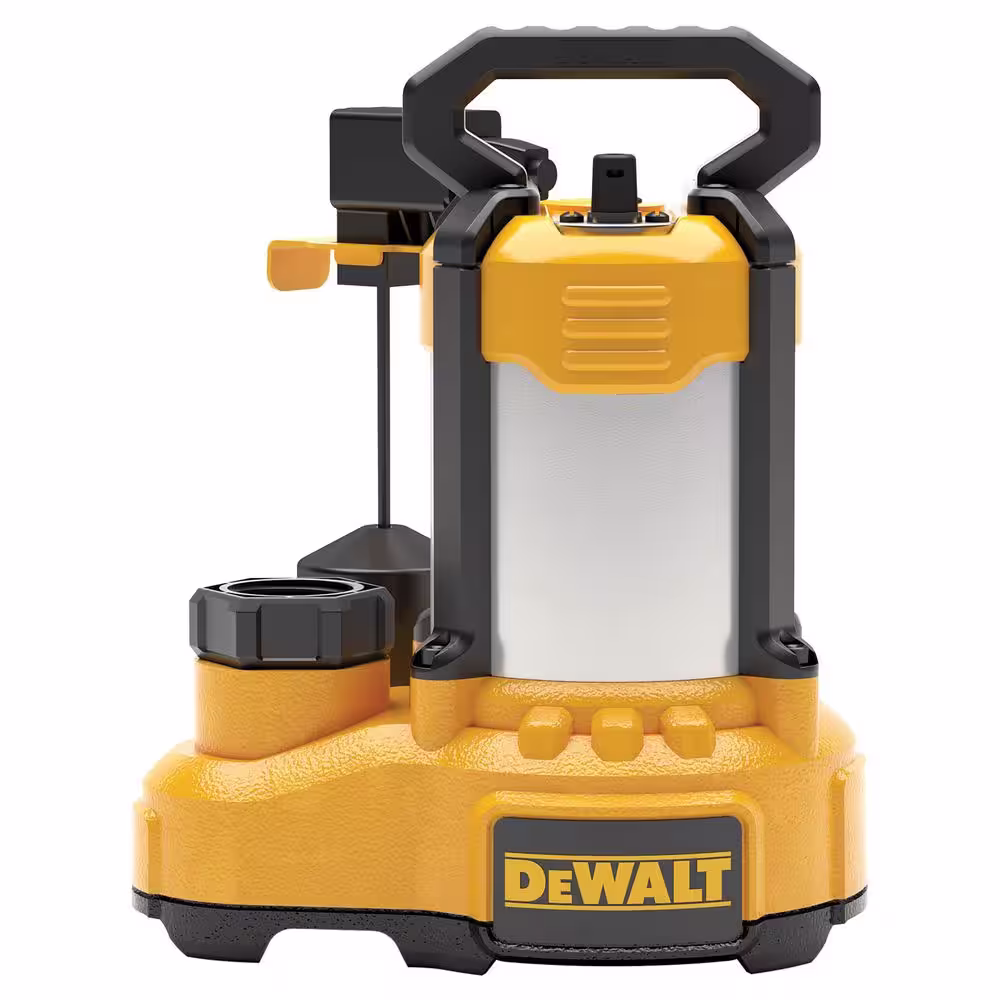 DEWALT 1/2 hp. Stainless Steel/Cast Iron Submersible Sump Pump