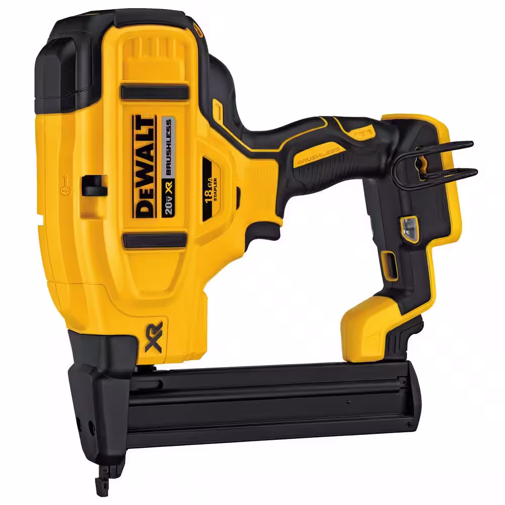 DEWALT 20V MAX Lithium-Ion Cordless 23-Gauge Pin Nailer and 20V 18-Gauge Narrow Crown Stapler with 4.0Ah Compact Battery Pack
