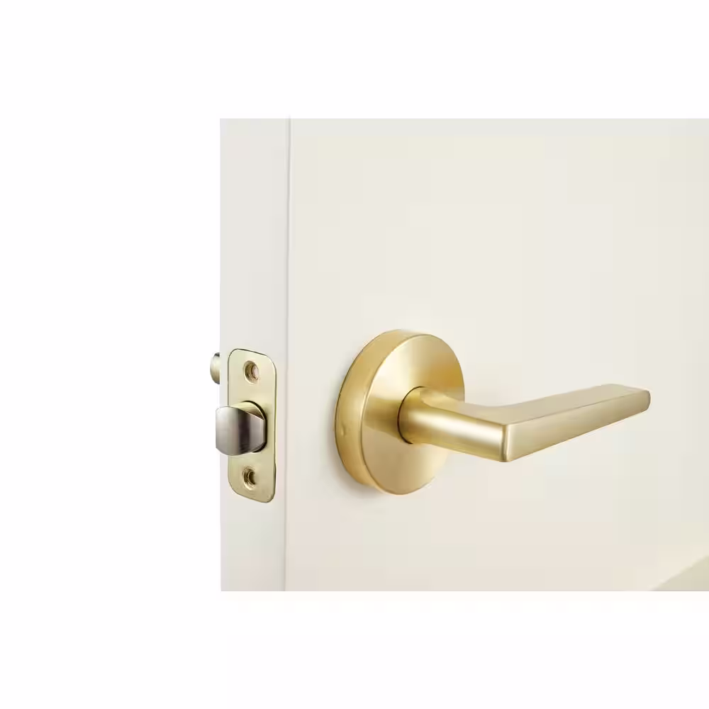 Sapphire Contra Collection Modern Satin Brass Grade 3 Dummy Door Lever/Handle