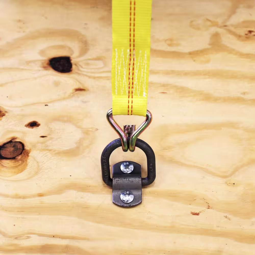 CargoSmart 3-1/8 in. W x 1-3/4 in. L 12,000 lb. Capacity Heavy-Duty Bolt-On and Weld-On D-Ring