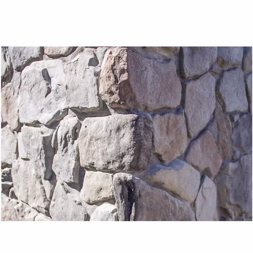 M-Rock Traditional 1.5 in. to 4 in. x 5 in. to 9 in. Gray Hill Field Stone Concrete Stone Veneer (150 sq. ft./Crate)