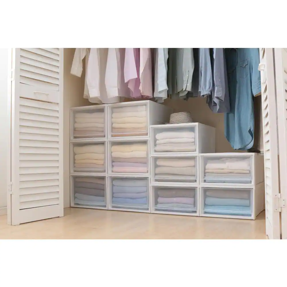 IRIS 15.75 in. x 11.5 in. White Deep Box Chest Drawer