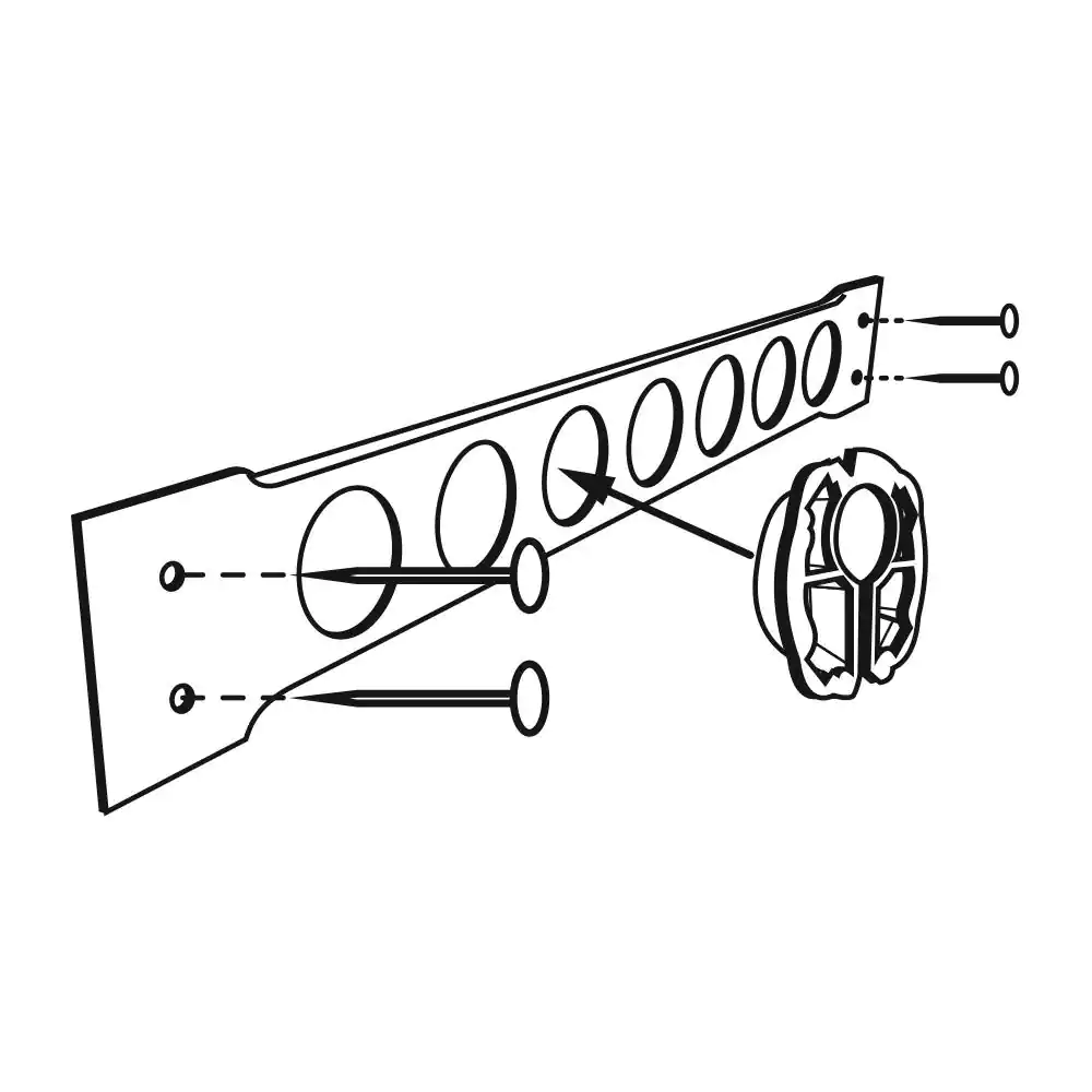 Oatey Pipe Support Bracket with 1/2 in. Insulator Pipe Clamps