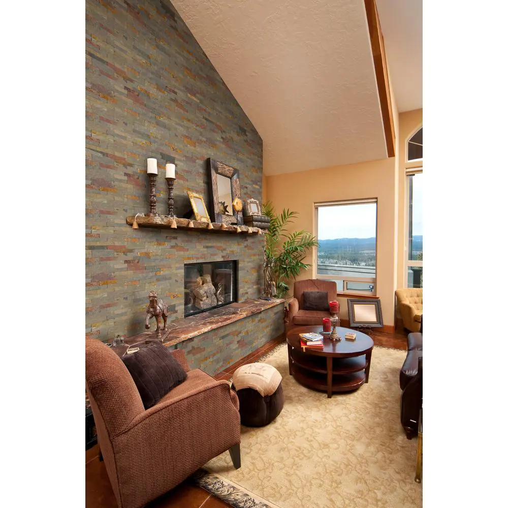 None Gold Rush Veneer Peel and Stick 6 in. x 12 in. Matte Quartz Wall Tile (0.5 sq. ft./Each)
