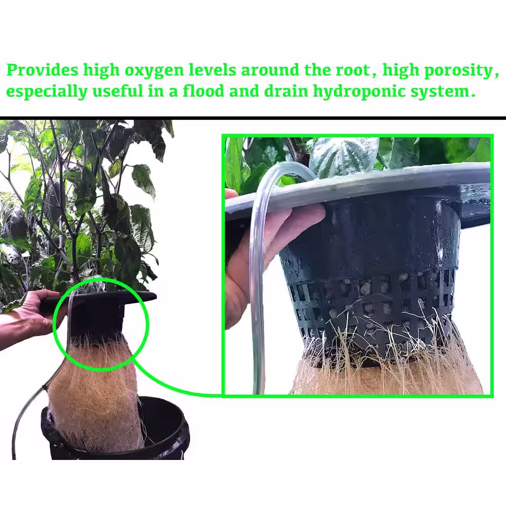 Viagrow 50 l Viastone Hydroponic Gardening Grow Rock Medium (30-Pack)
