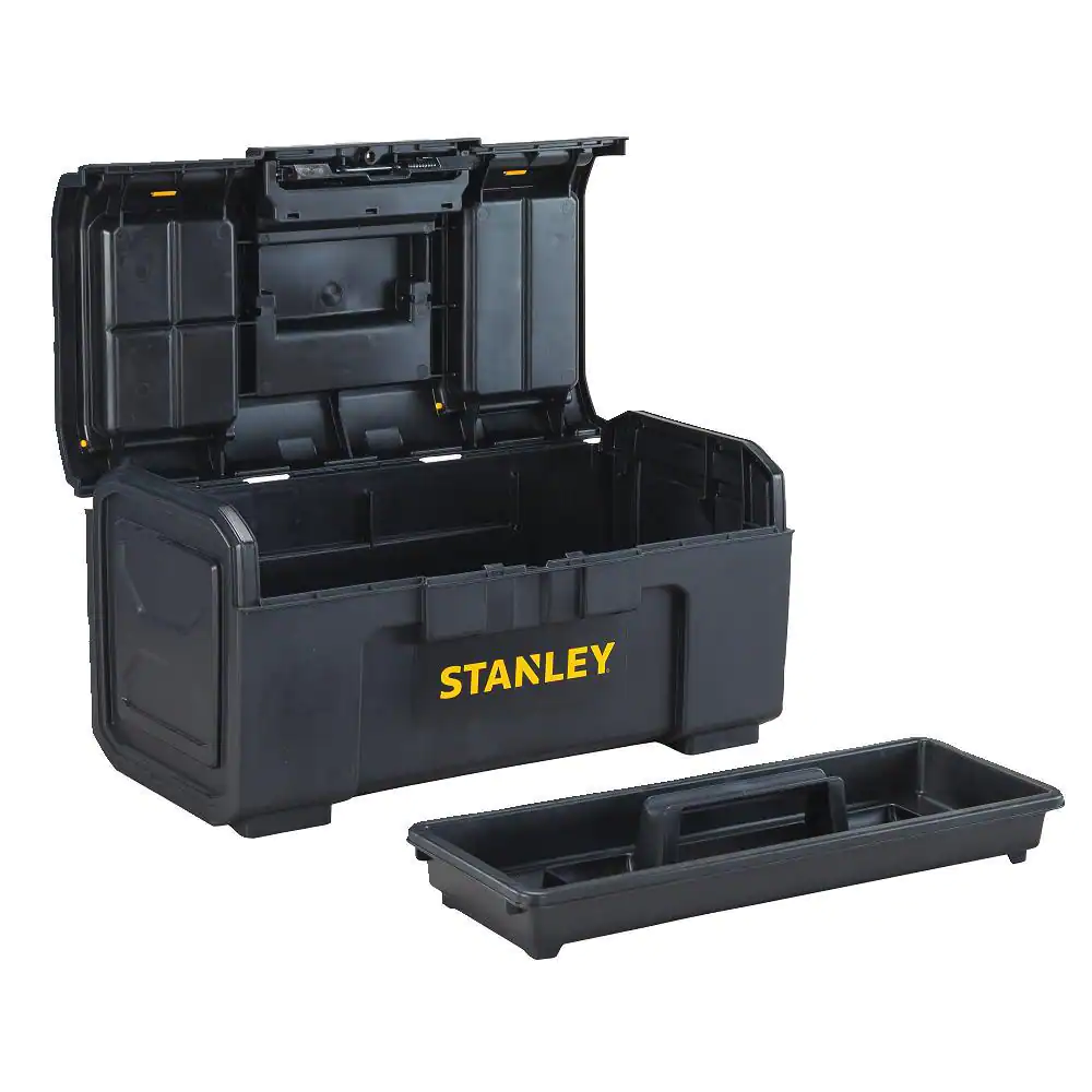 Stanley 19 in. Latch with Lid Organizers Mobile Tool Box