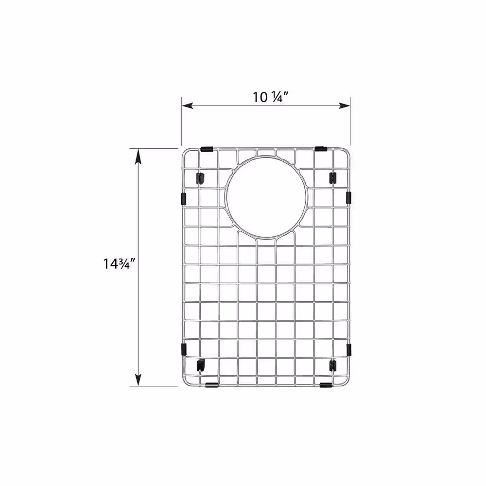Karran 10-1/4 in. x 14-3/4 in. Stainless Steel Bottom Grid