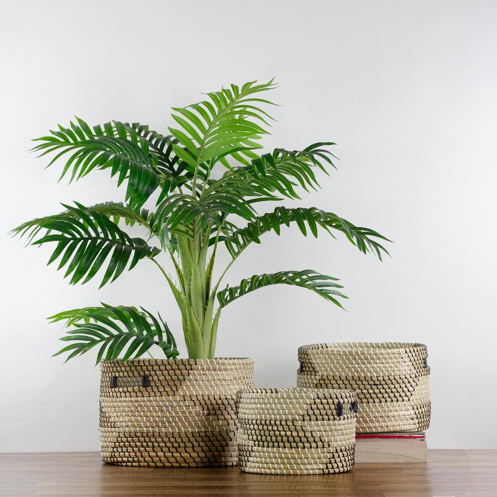 Northlight Set of 3-Traditional Nesting Wicker Baskets 14.5 in.