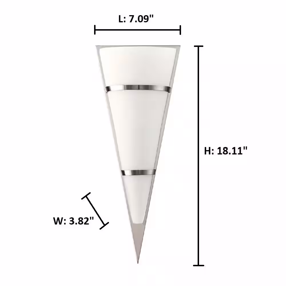Eglo Pascal 1-Light Matte Nickel Wall/Ceiling Light