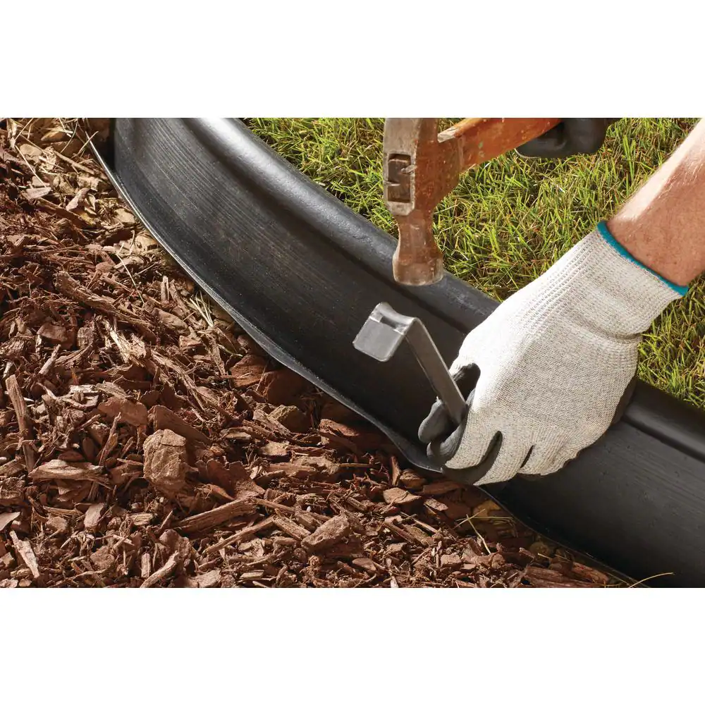 Vigoro Heavy-Duty 50 ft. Landscape Plastic Edging