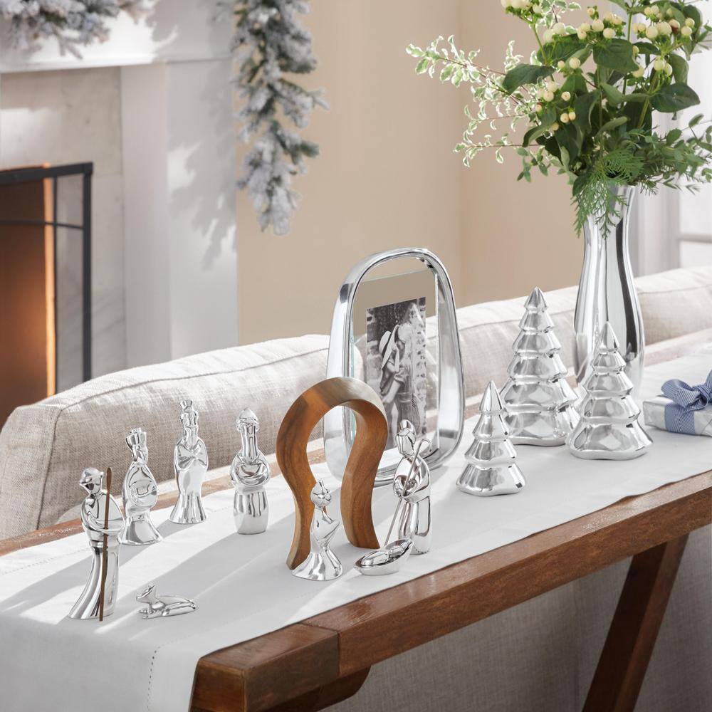 DII Off-White Hemstitch Cotton Table Runner