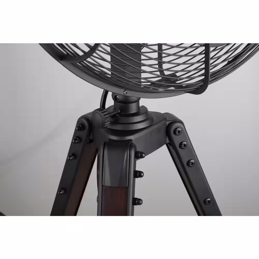 None Star Tripod Adjustable-Height 16 in. Oscillating Pedestal Fan