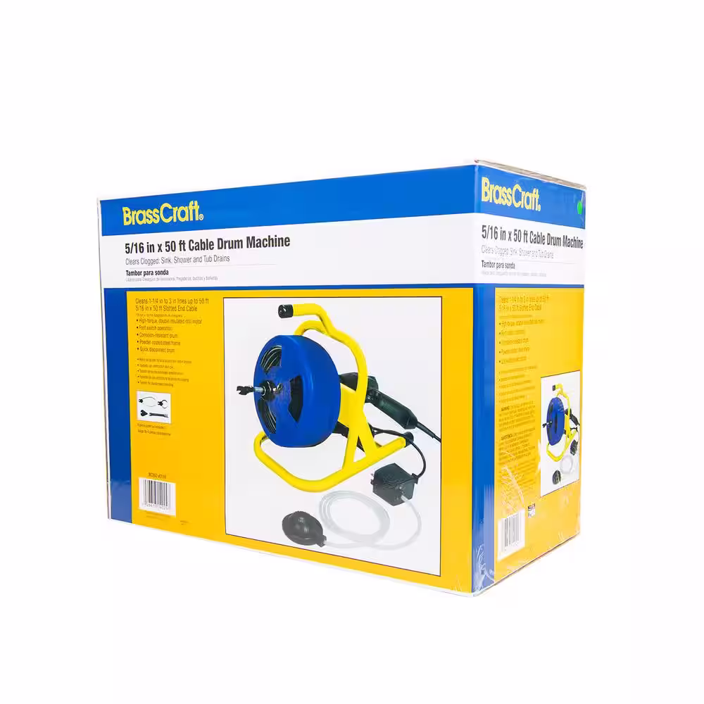 Cobra 5/16 in. x 50 ft. Cable Drum Machine