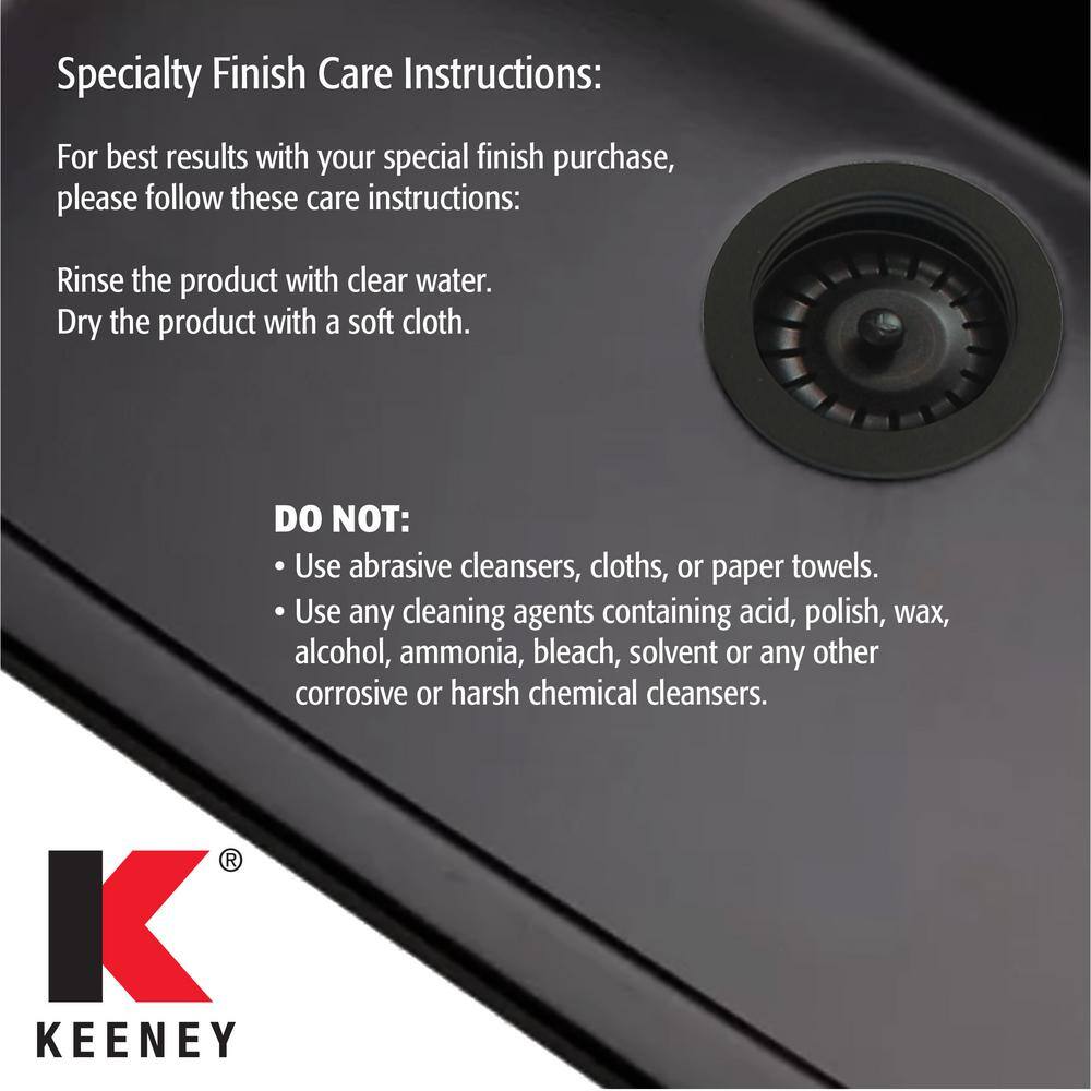 KEENEY Universal Fit Faucet Style Toilet Tank Lever in Venetian Bronze