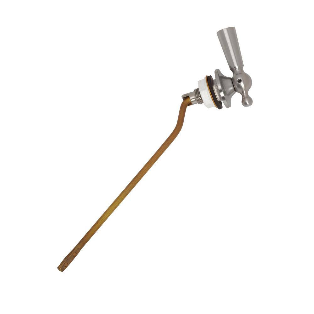 None Heritage Trip Lever in Satin Nickel