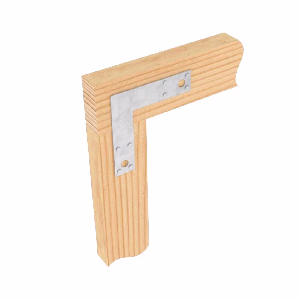 None 1-1/2 in. x 6 in. x 6 in. G90 14-Gauge L-Strap