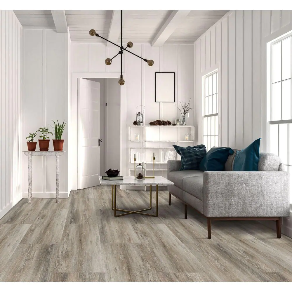 ACHIM Palazzo 12x24 Self Adhesive Vinyl Floor Tile - Beechwood - 20 Tiles/40 sq. ft.