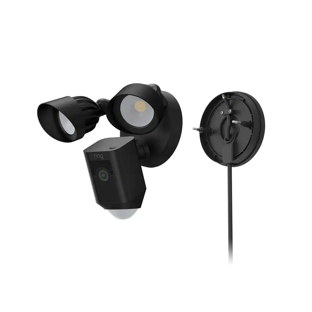Ring Plug-In Mount for Floodlight Cam Wired Pro and Floodlight Cam Wired Plus Black