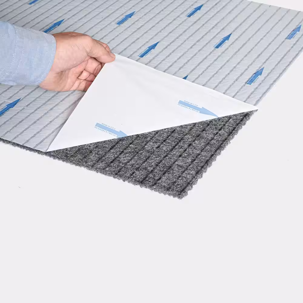 Foss Contender Black Residential/Commercial 24 in. x 24 Peel and Stick Carpet Tile (15 Tiles/Case) 60 sq. ft.