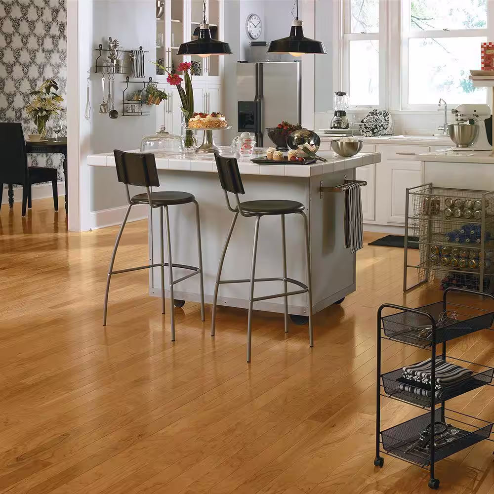 Bruce Town Hall Natural Cherry 3/8 in. T x 3 in. W Eingeered Hardwood Flooring (31.5 sqft/case)