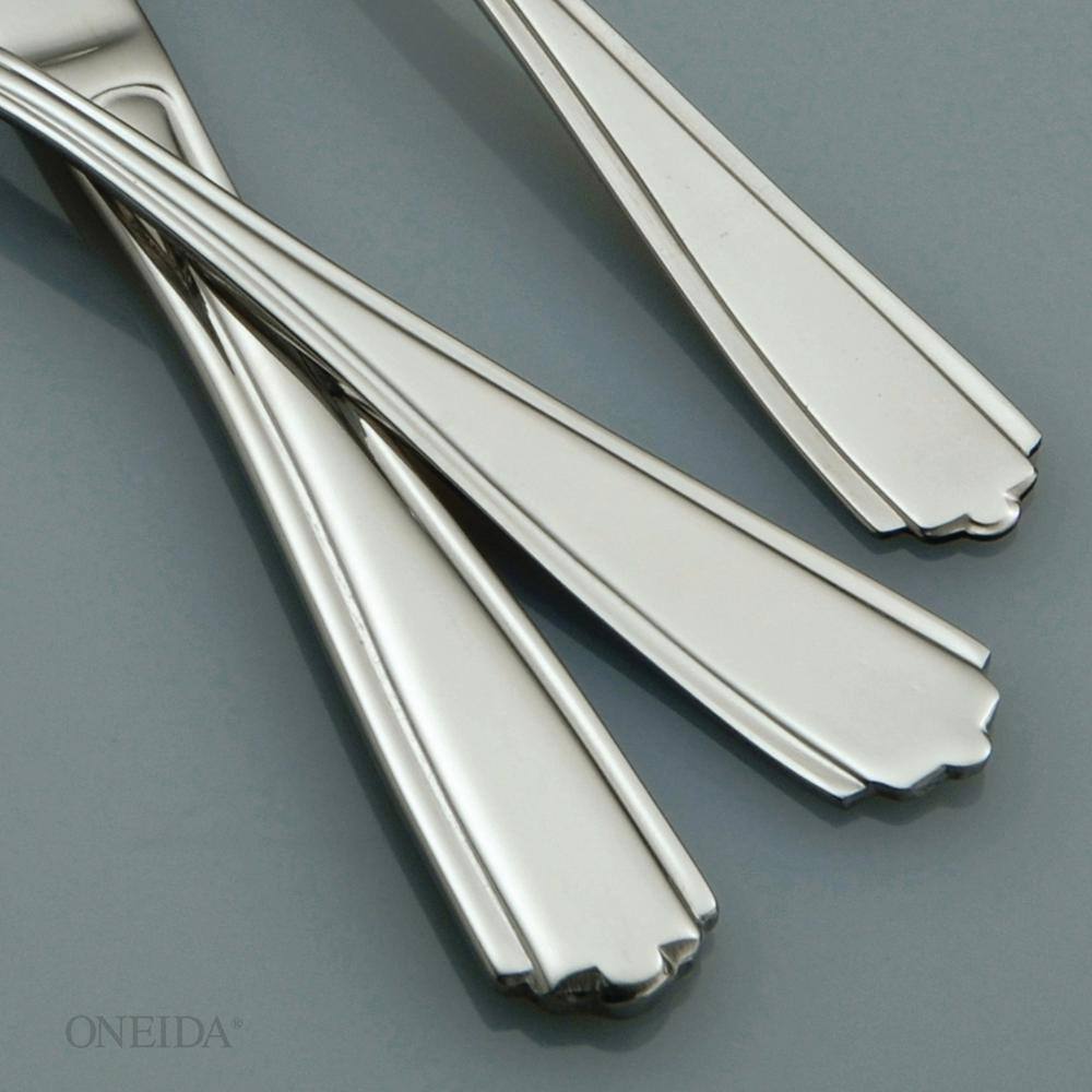 Oneida Greystoke 18/0 Stainless Steel Salad/Dessert Forks (Set of 36)