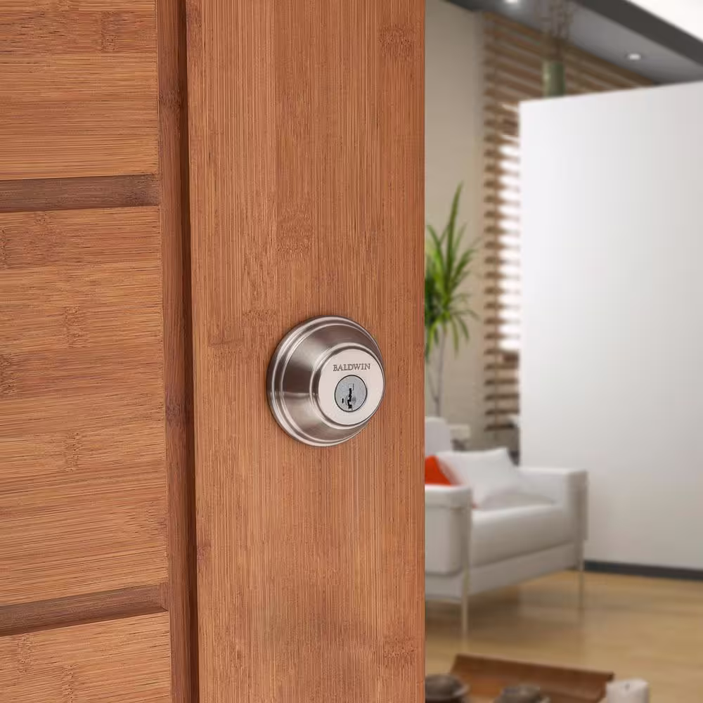 Baldwin Prestige Satin Nickel Double Cylinder Deadbolt