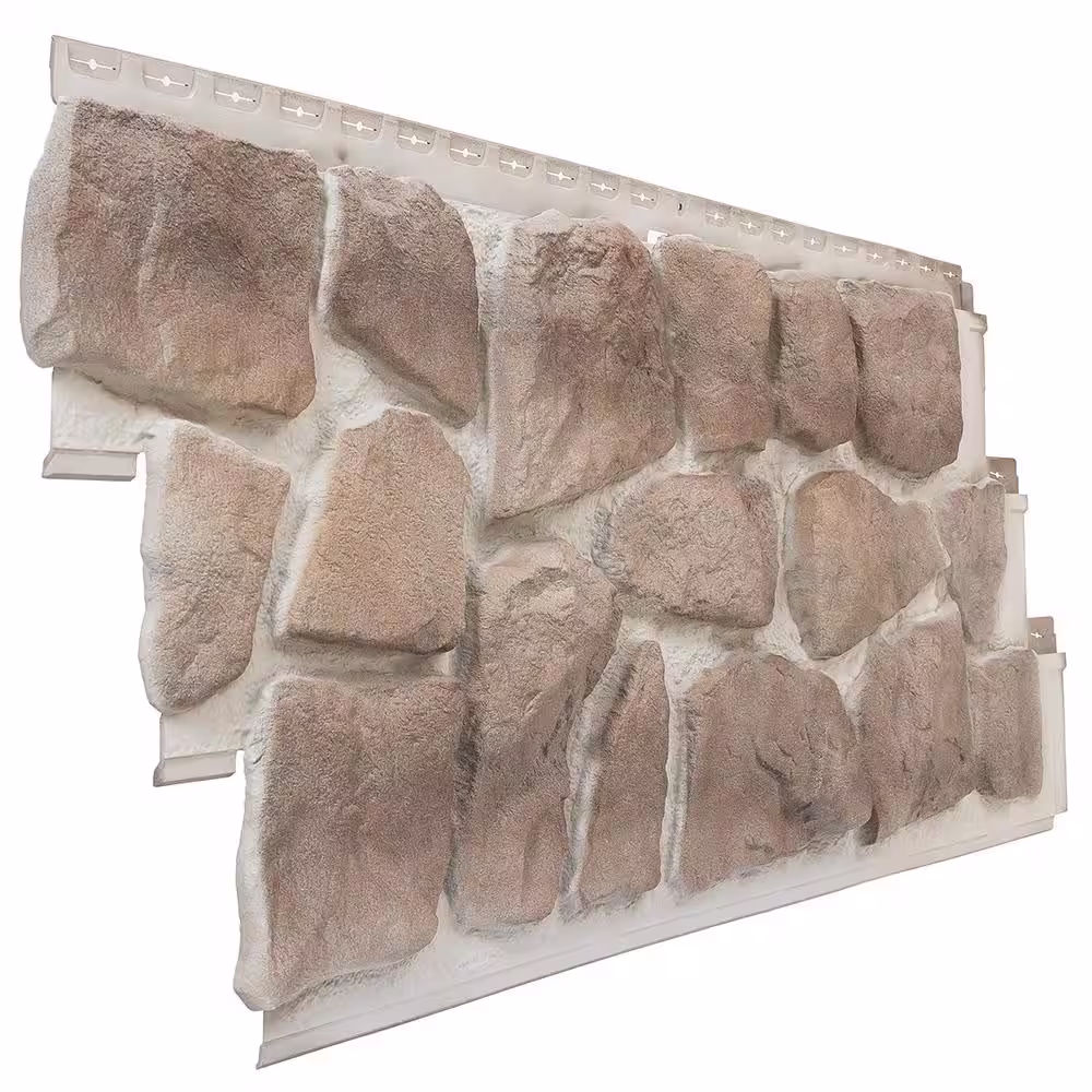 None NovikStone FS Fieldstone (19.1 in. x 50 in.) Stone Siding in Grand Canyon (10 Panels Per Box, 49.6 sq. ft.)