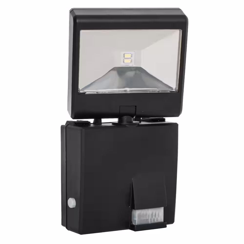 None Battery Powered Black Motion Sensing LED Outdoor Path Light