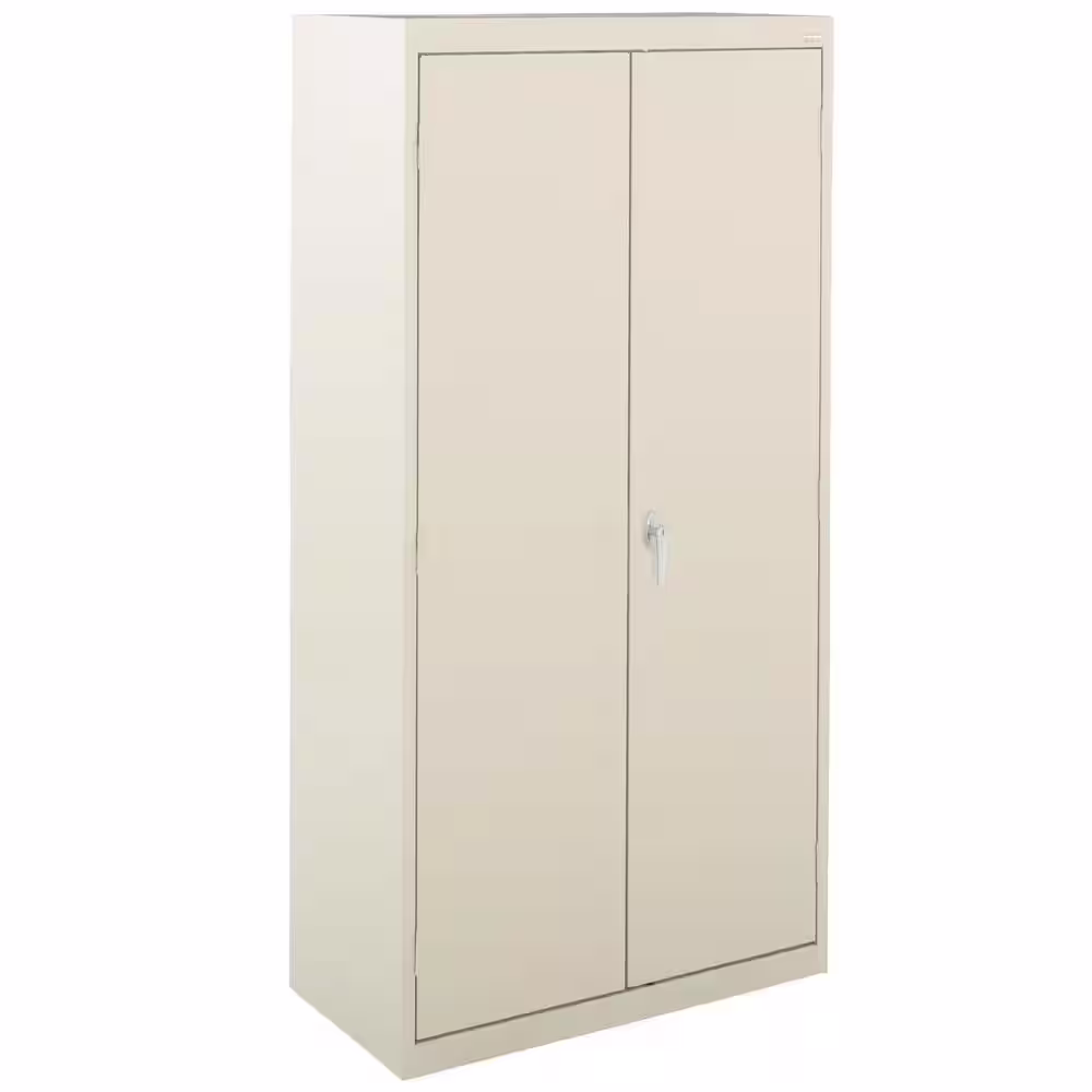 Sandusky Classic Series ( 36 in. W x 72 in. H x 24 in. D ) Steel Garage Freestanding Cabinet in Putty