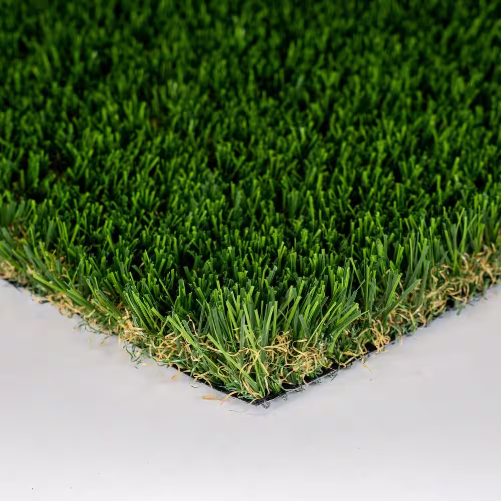 GREENLINE ARTIFICIAL GRASS 3D-W Pro 80 Spring 15 ft. Wide x Cut to Length Green Artificial Grass Carpet