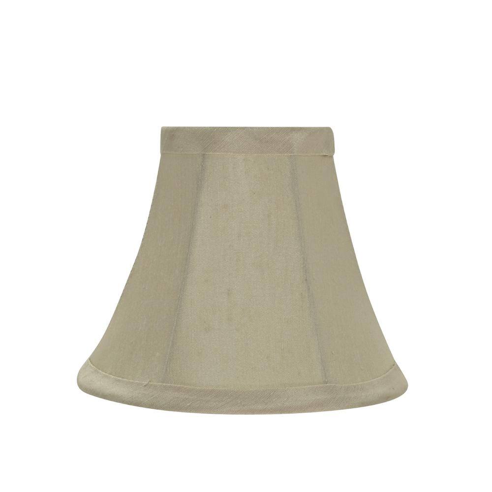 Aspen Creative Corporation 6 in. x 5 in. Butter Creme Bell Lamp Shade (2-Pack)