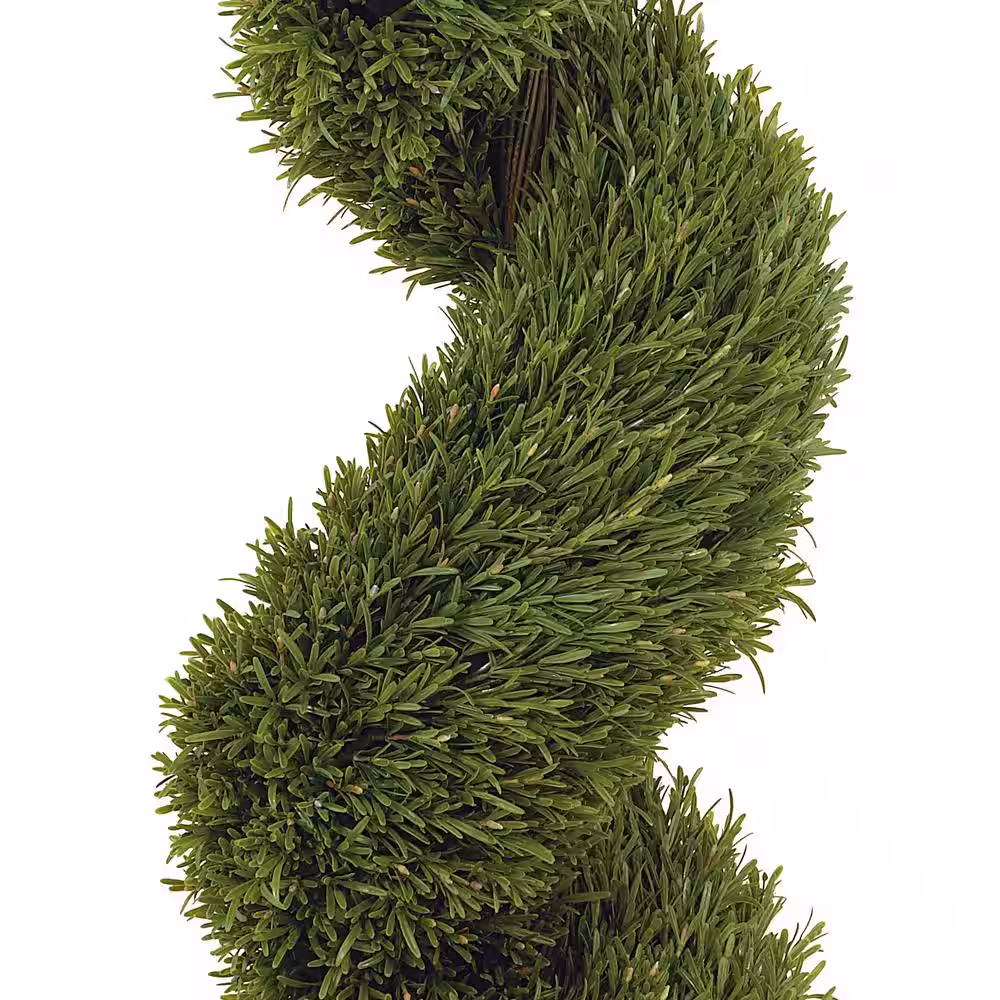 Nearly Natural 5 ft. Artificial Rosemary Spiral Silk Tree
