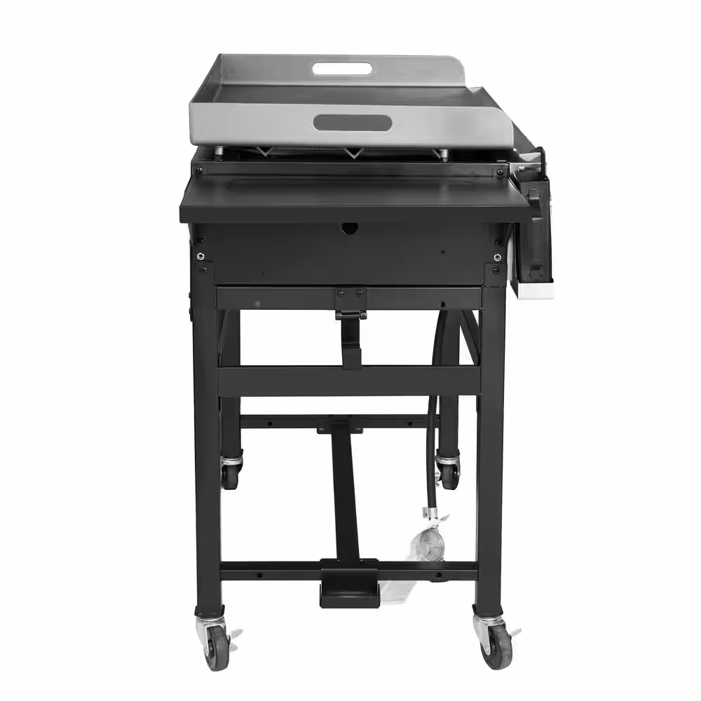 Royal Gourmet 4-Burner Propane Gas Grill Griddle for Outdoor Cooking in Black
