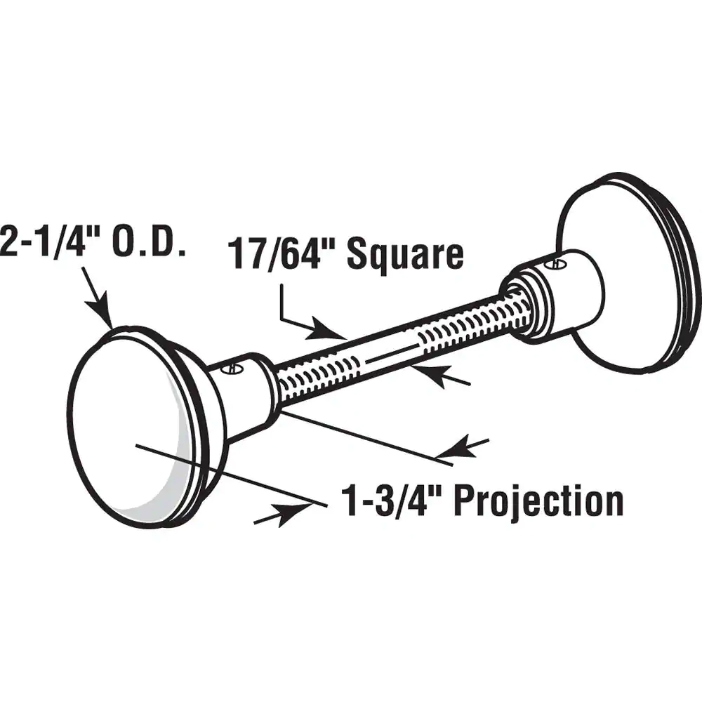 Prime-Line Classic Bronze Plated Spindle Knob Set