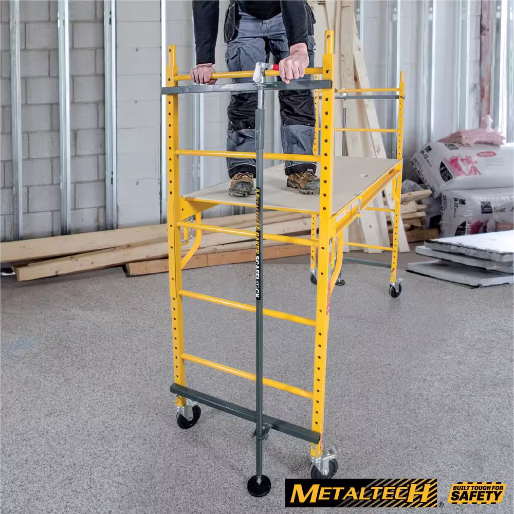MetalTech Jobsite 6 ft. Scafflock Safety Brakes, Stabilizing Equipment for Baker Style Scaffold (2-Pack)
