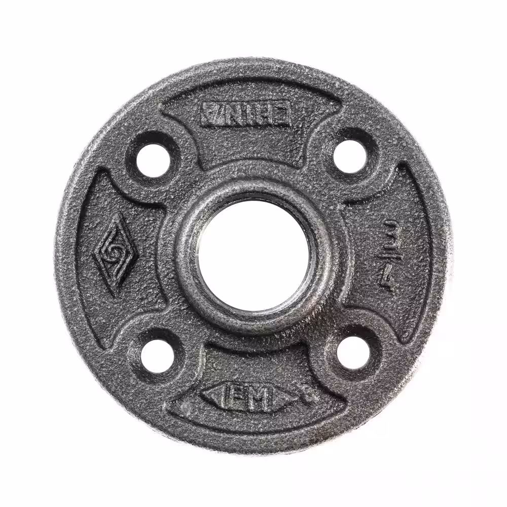 Southland 3/4 in. Black Malleable Iron Floor Flange Fitting