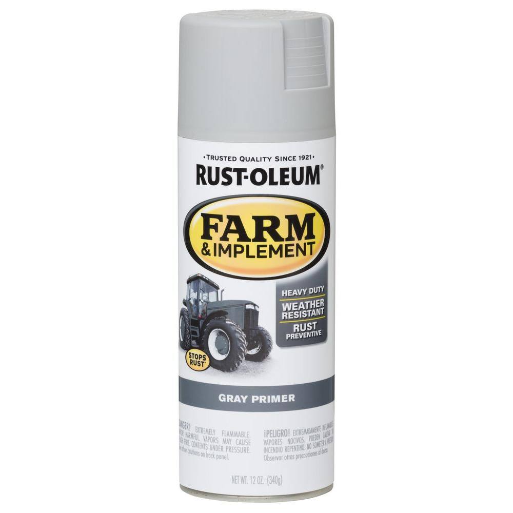 Rust-Oleum 12 oz. Farm Equipment Gray Primer Spray (6-Pack)