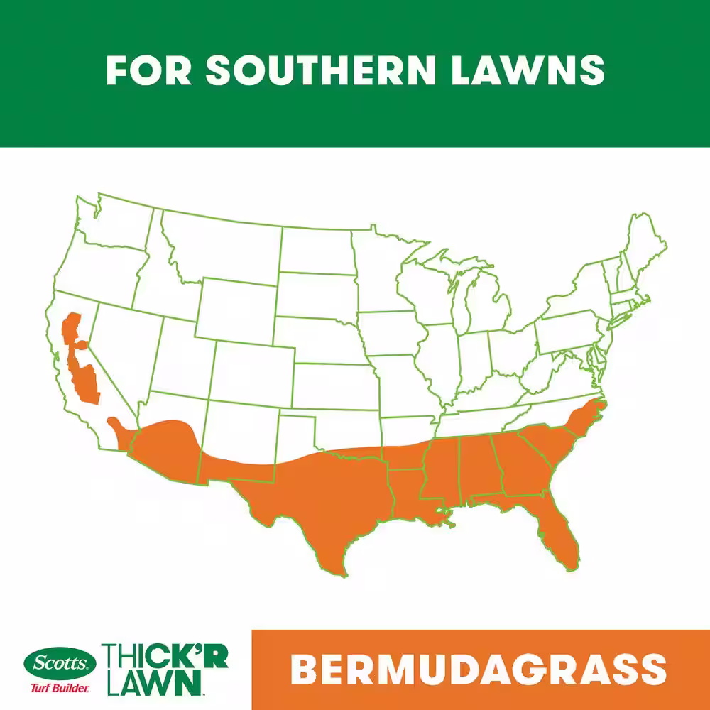 Scotts Turf Builder THICK'R LAWN and EZ Seed Patch & Repair for Bermudagrass Grass Seed, Fertilizer, and Soil Improver Bundle