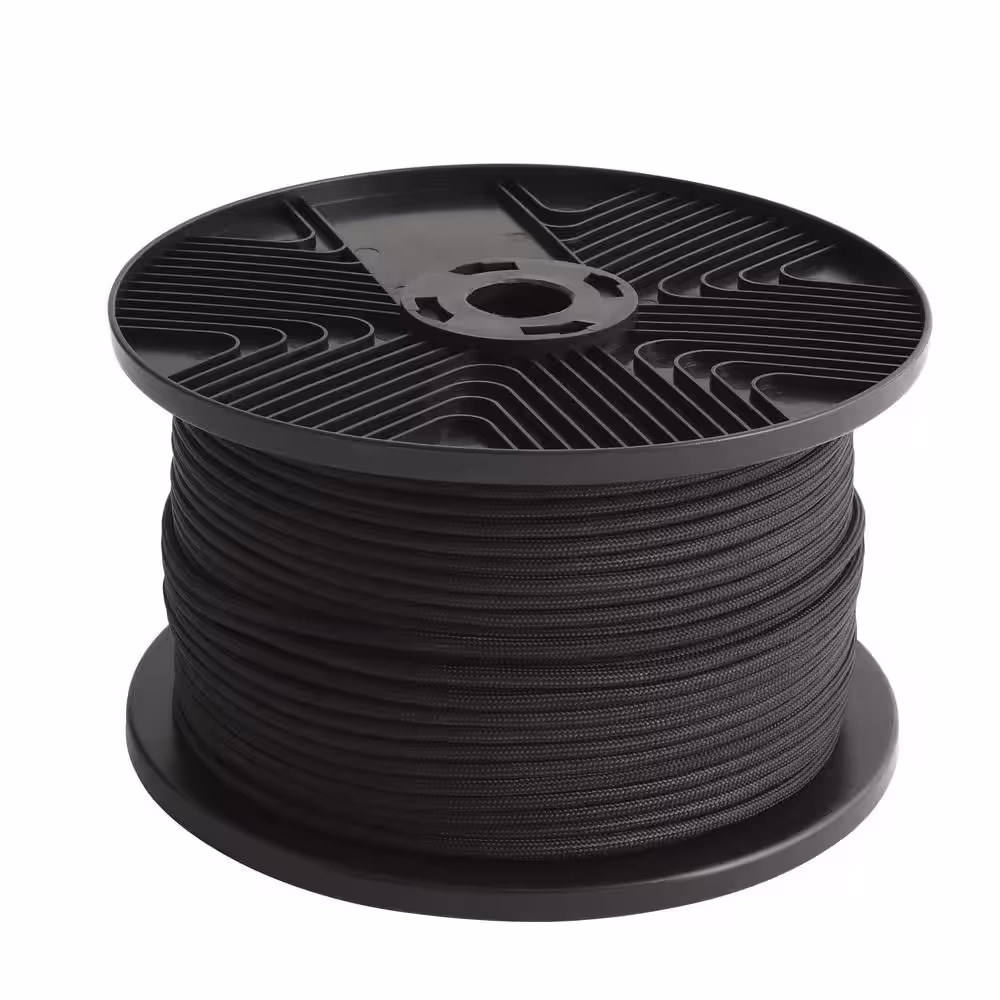 Everbilt 1/8 in. x 500 ft. Paracord, Black